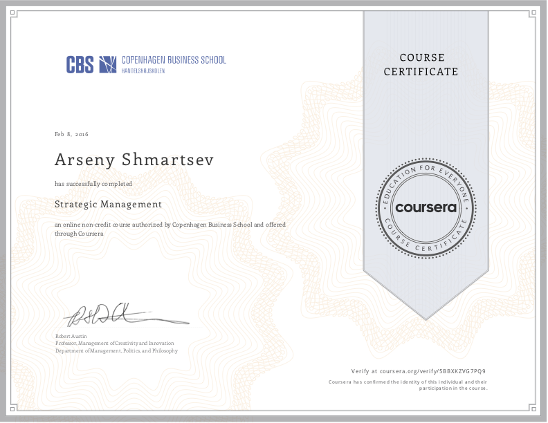 Strategic Management